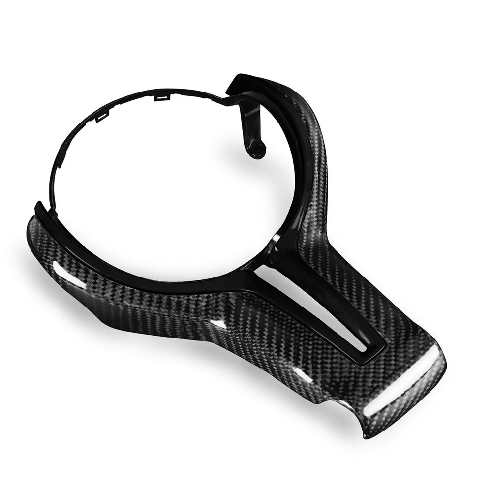 For BMW F87 F80 F82 F10 F12 F06 M2 M3 M4 M5 M6 Carbon Fiber Steering Wheel Trim