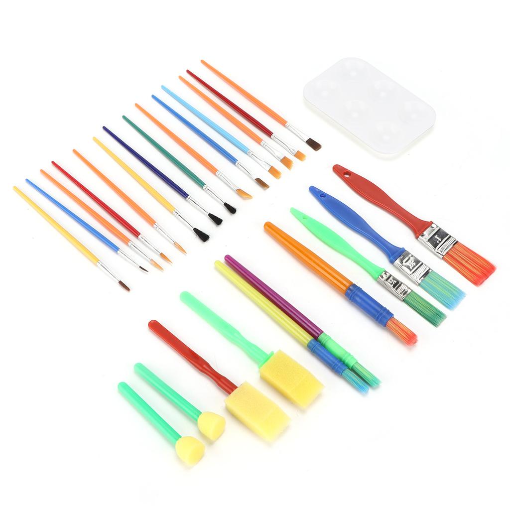Painting Brush Set 20 Sizes Multifunctional Durable Portable Convenient Paintbrushes for Artist Students Kids