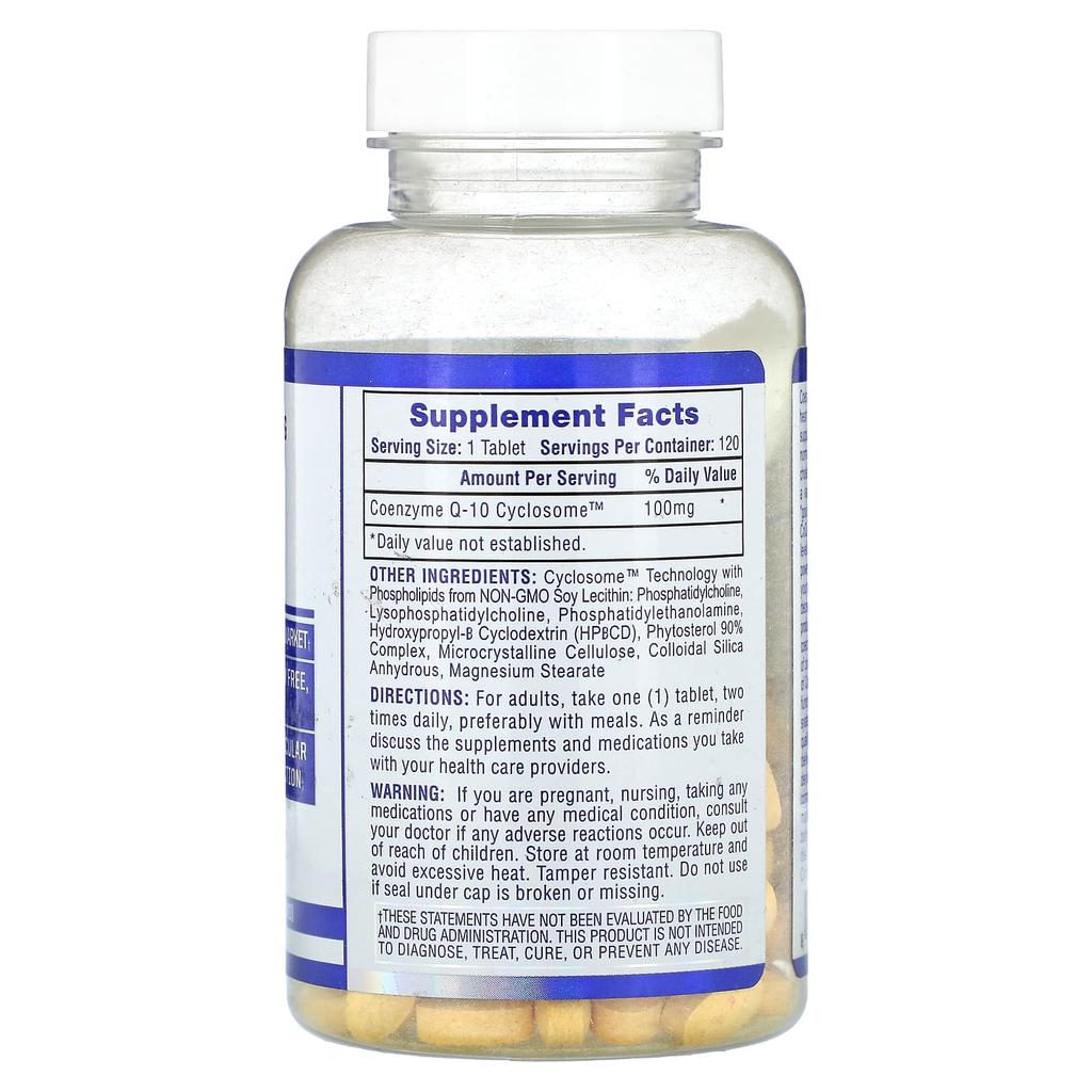 Coq-10, 100Mg, 120 Tablets