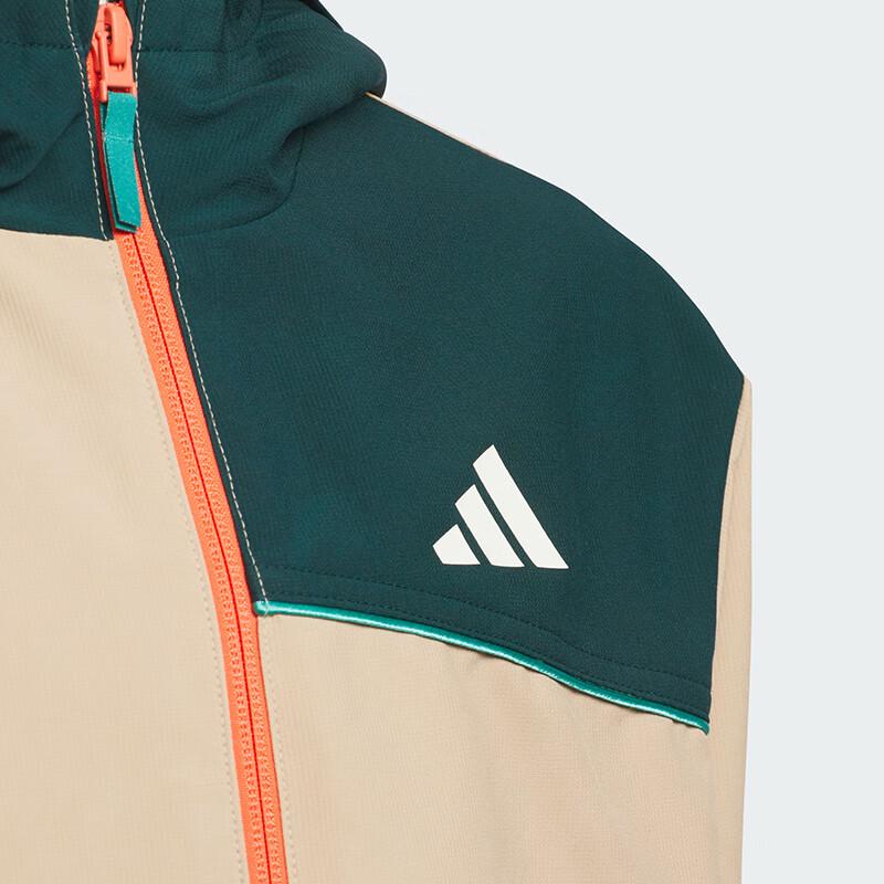 Adidas Boys' UPF50+ Water Repellent Hooded Jacket