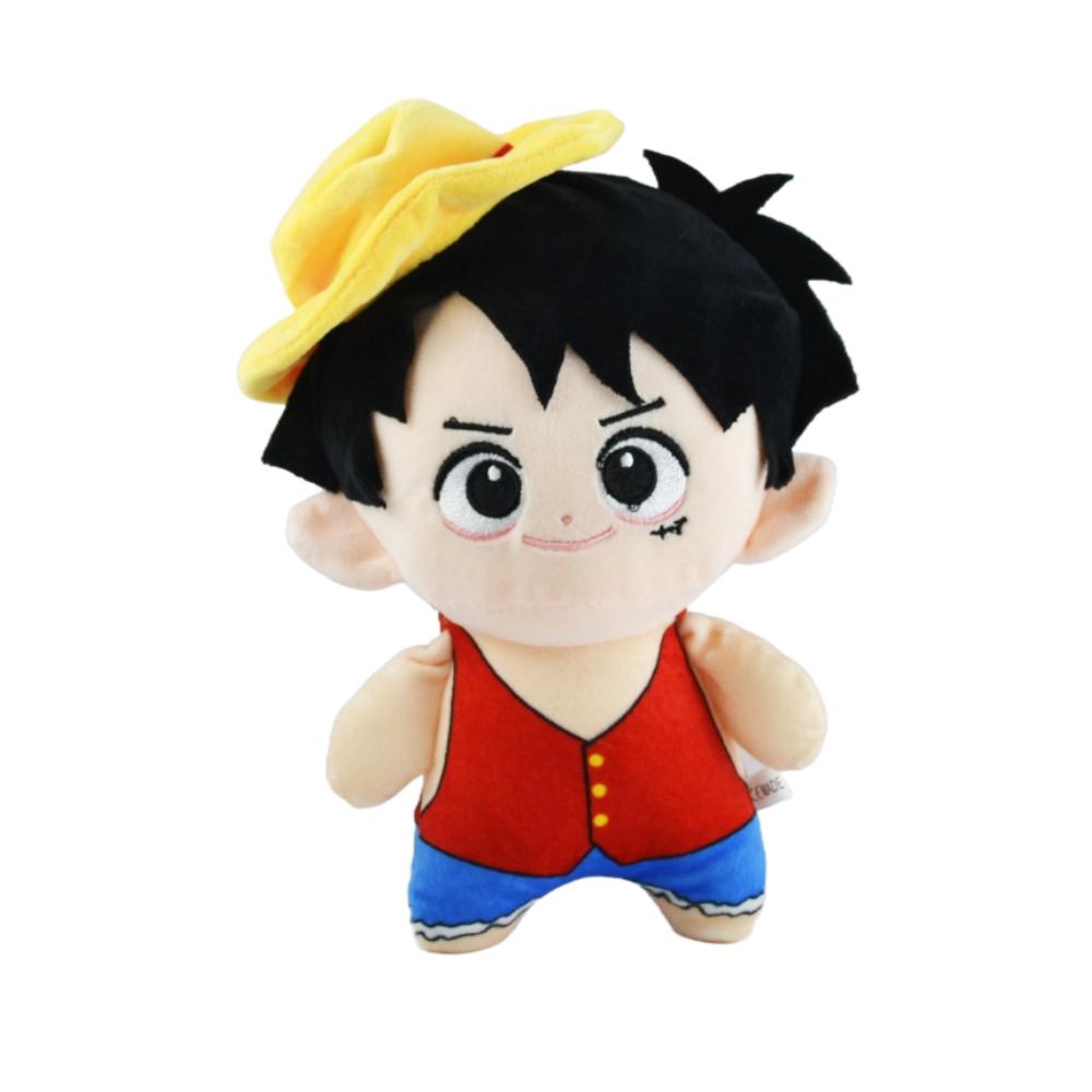 20-25 см Аниме Плюшевая Мягкая Игрушка One Piece Милые Персонажи Monkey D. Плюшевые игрушки Манки Д. Луффи и Ророноа Зоро Детский день рождения Подарок на Рождество