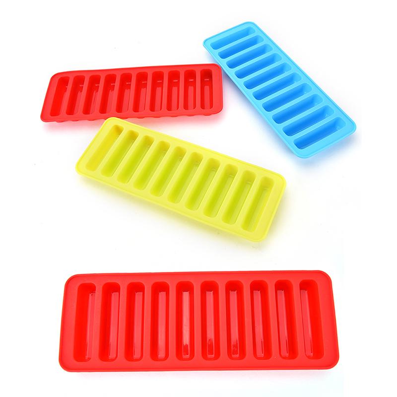 Mold Biscuit Cylinder Ice Tray Cookie Bottle Stick Strip Cube Silicone Chocolate