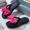 Summer 2024 Women Flip-flops Outdoor Beach Sandals Shower Women Slide Slip-on Soft Slippers