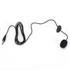 Black Mini 3.5Mm Hands-Free Microphone Clip Lavalier For Laptop