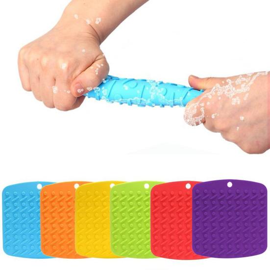 Kitchen Table Placemat Silicone Square Pot Holder Mat Non Slip Hot Pad Spoon Rest