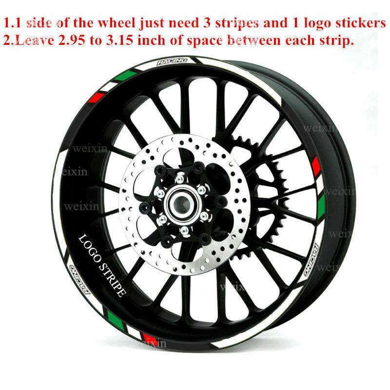 "21 "18 RIM WHEEL STRIPES TAPE STICKERS FOR Suzuki RMX 450Z 2010 2017-