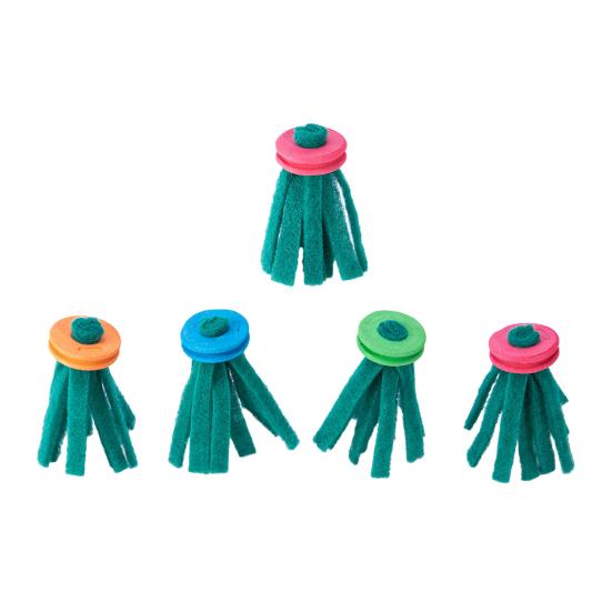 Нерестовые мопы для рыб Безопасные для аквариумных рыб мопы для размножения Мопы для откладывания икры с плавающими пенопластовыми кольцами для петушков, гуппи