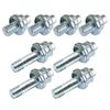 Болты клемм аккумуляторной батареи с боковой стойкой 3/8", стандартные удлинительные шпильки для аккумуляторной батареи GM, 2 разных длины (4 пары, 8 штук)