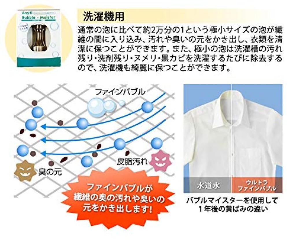 Fuji Keiki Bubble Meister Ultra Fine Bubble Generator for Shower Washing Machine Bubble Generator Set of 2 &