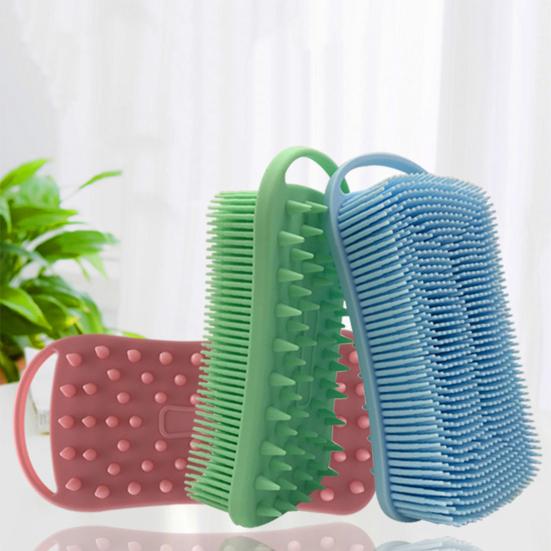 Remove Dead Skin Silicone Great Multipurpose Exfoliating Body Scrubber Back Cleaning Brush