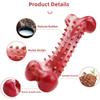 Dog Toys Teeth Sharpening Cleaning Dog Bones Natural Rubber Training Stiff Durable Chew Toys for Medium Large Dogs Pets Supplies