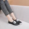 Lace-up Small White Shoes Female Student Flat Shoes Korean Version Comfortable Lightweight Soft Sole Single Shoes Casual Non-slip Skate Shoes
