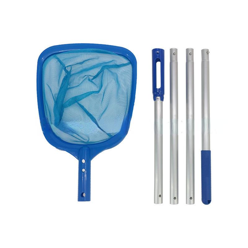 Телескопическая штанга для чистки, глубокая сетка, аксессуары для чистки бассейна, сетка для глубокой воды для сбора листьев в плавательном бассейне