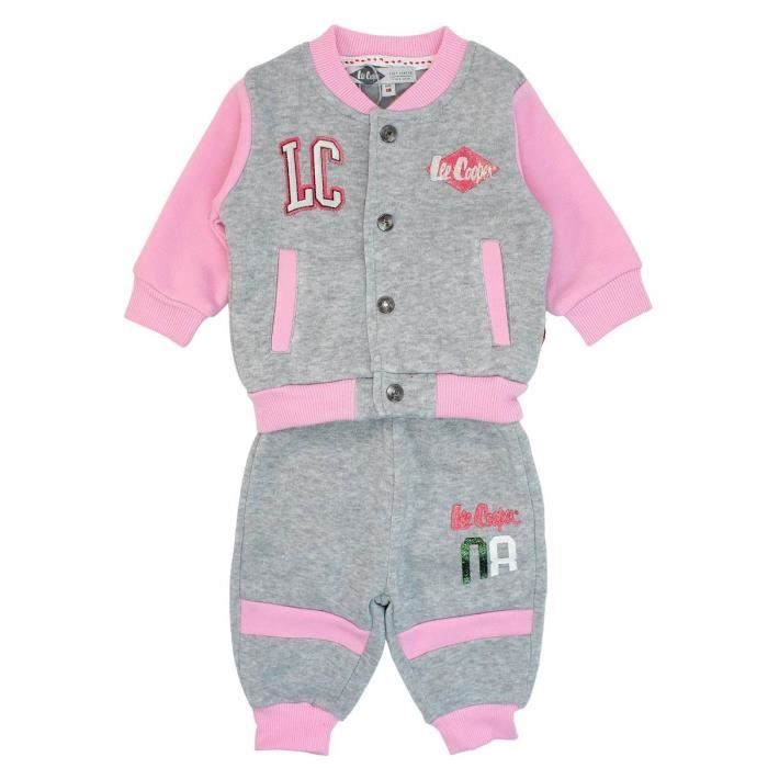Ensemble jogging - Lee Cooper - GLC10101 JG S2-3M - Bébé - Fille - Indoor