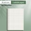 Сменные листы для блокнотов A5/B5/A4 - Варианты в линейку и в клетку, 20/26 отверстий