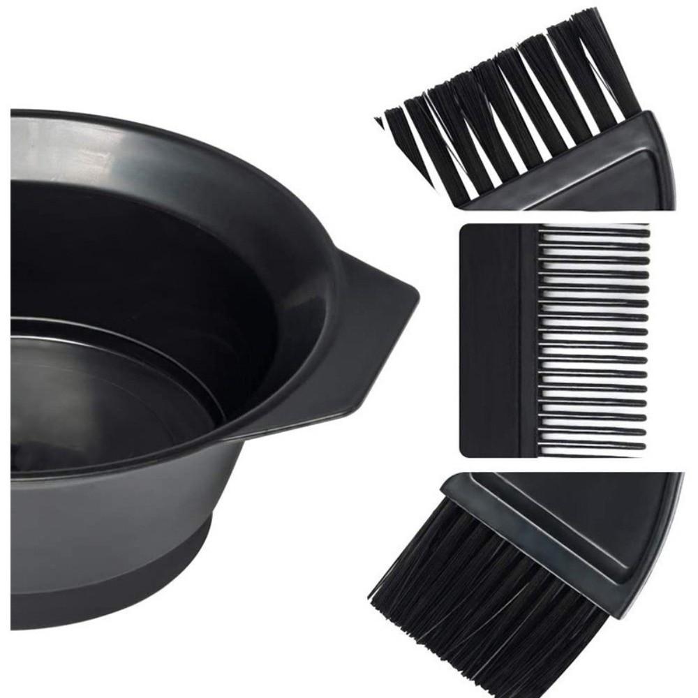 4Pcs/Set Hair Coloring Hair Color Dye Bowl Stirring Brush Hair Dye Tools  for Hair Coloring