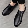 FashionMen Genuine Leather Shoes Casual Luxury Brand Soft Men's Oxfords Breathable Lace Up Moccasins Mens Wedding Dress Italian Shoes