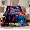 Back to the Future Soft and comfortable flannel Suitable for sofas living rooms outdoor camping travel and also makes a great anniversary gift