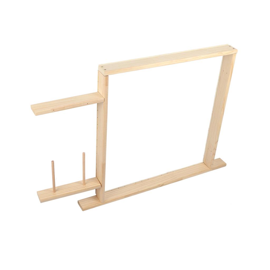 Tufting Frame Wooden Carpet Weaving Gun Frame DIY Crafts Table Stand Frame Tapestry Making Tool