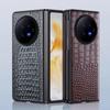 Wobiloo Luxury Brand Leather Genuine Leather Phone Cases For Vivo X Fold3 Fold 3 Pro Case Back Cover Bag