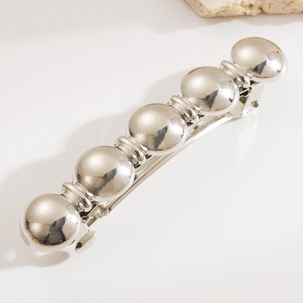 Korea Simple Metal Hairpins for Women Hollow Star Heart Shape Hair Clips Gold Color Hairgrip Hair Accessories