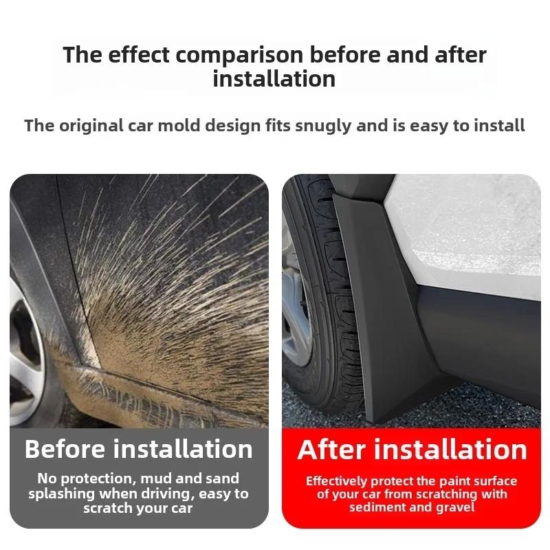 Для Hyundai Elantra - Автомобильные брызговики Водонепроницаемые Предотвращают разбрызгивание грязи Автомобильные грязезащитные щитки Отделка крыла 4 шт. Аксессуары