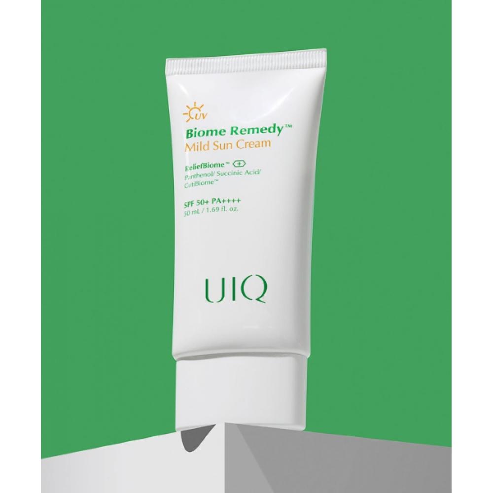 Uiq [2 шт.] Биом Ремеди Мягкий Солнцезащитный Крем Двойной Специальный Набор 50 мл + 50 мл