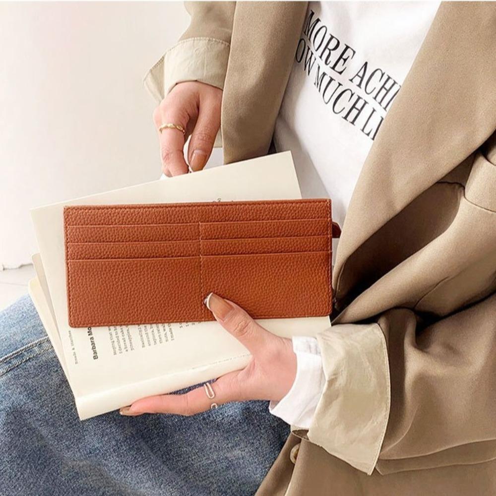 Корейский стиль держатель кредитных карт PU кожаный молния кошелек для монет модный длинный кошелек для мужчин
