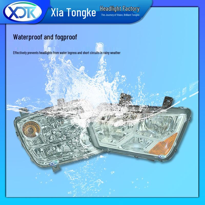 Сборка передней фары тягача-самосвала Foton Auman ETX2280