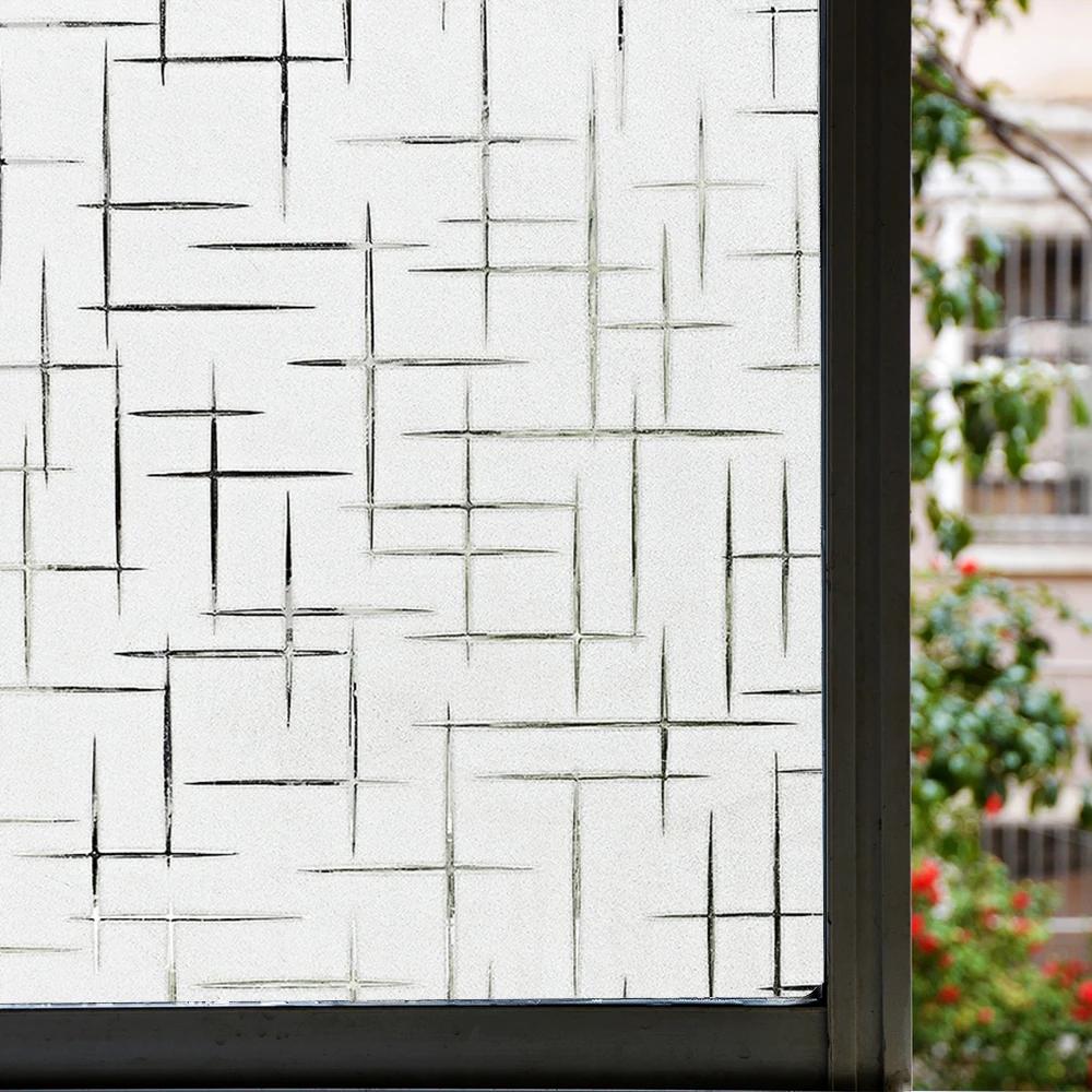 Пленка для защиты окон Матовая пленка для окон Солнцезащитная антистатическая пленка Неклеящаяся терморегулирующая съемная оконная наклейка Главная