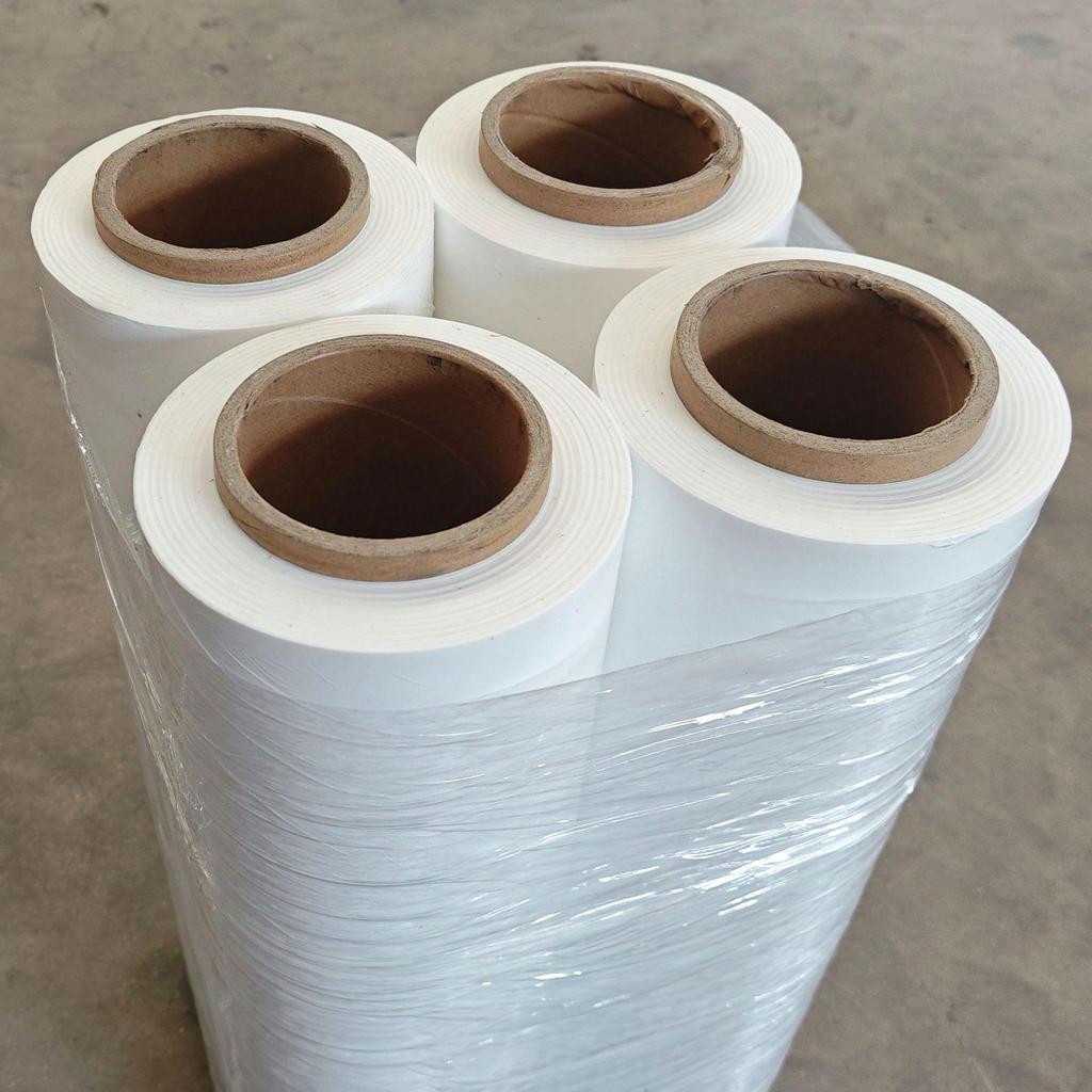 Рулон прозрачной пищевой пленки 50 см - ПЭ промышленская стрейч-пленка для сохранения свежести и защиты