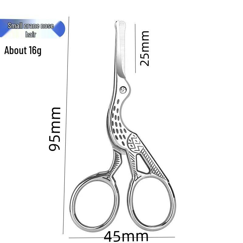Ножницы для вышивания крестиком «Золотой журавль» в стиле ретро - Титановый инструмент для красоты и рукоделия