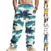 Гавайские мужские повседневные брюки с принтом