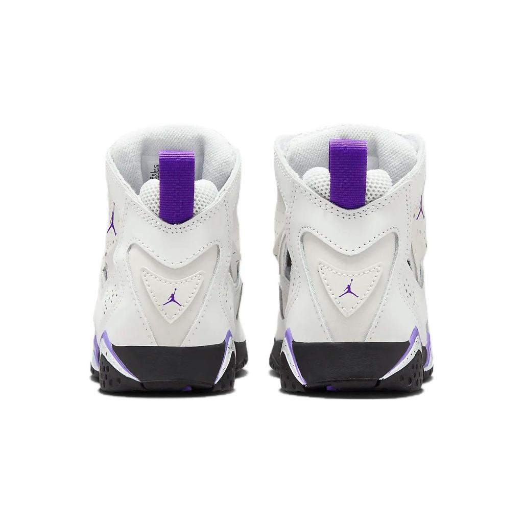 Air Jordan True Flight PS Base Grey Purple Venom Kids Sneakers Light-Base-Grey White Black 343796-052