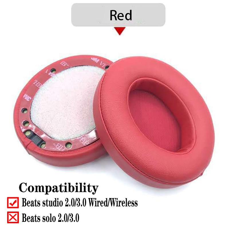 For Beats Studio Replacement Earpads Cushions Professional Customized Ear Pad Fits Studio 3 Wired/Wireless & Studio 2 Wireless