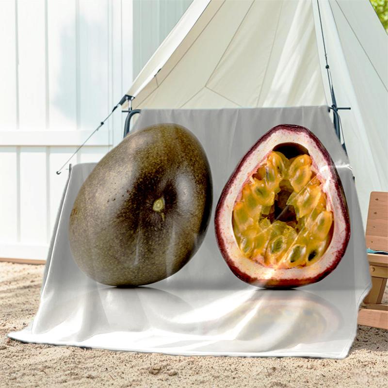 1pc Cookies, watermelon, onion pattern blanket, all season lightweight home office outdoor nap multifunctional blanket