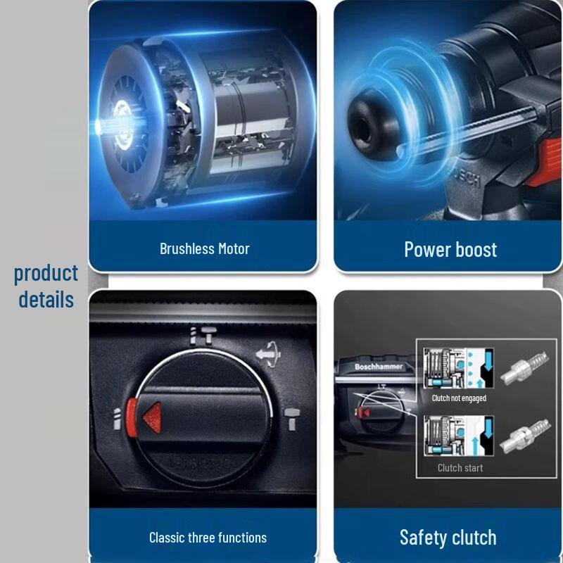 Bosch GBH 18V Cordless Brushless Rotary Hammer Drill CN plug (adapter included)
