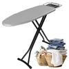 Гладильная доска с подставкой для утюга Сверхпрочная Компактная Гладильная доска Регулируемая по высоте с термостойким чехлом Легкая гладильная доска