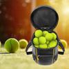 Shoulder Strap Tennis Carry Backpack Two Way Zippers Tennis Balls Holder Bag  Racket Sports