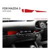 Премиальная замшевая наклейка на панель воздуховода для Mazda 3 BP 2019 2020 2021 2022 2023 2024 2025 Mazda3 Axela LHD RHD lfpaz09