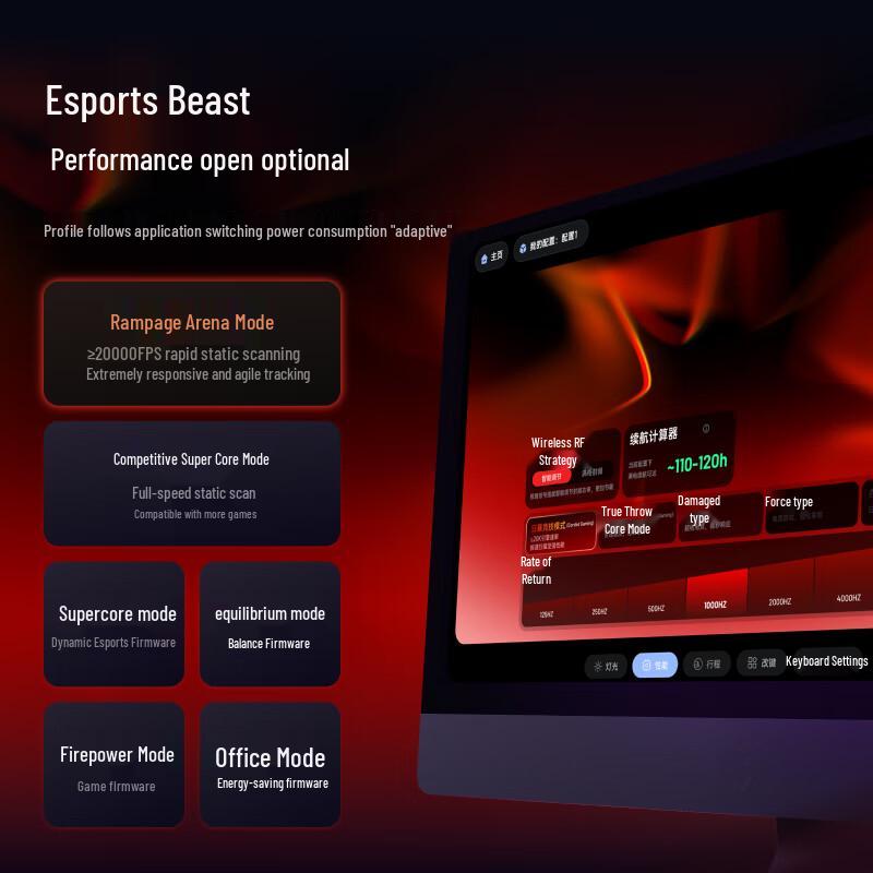 Rapoo VT1MAX 2nd Gen Dual 8K Lightweight Wireless Gaming Mouse