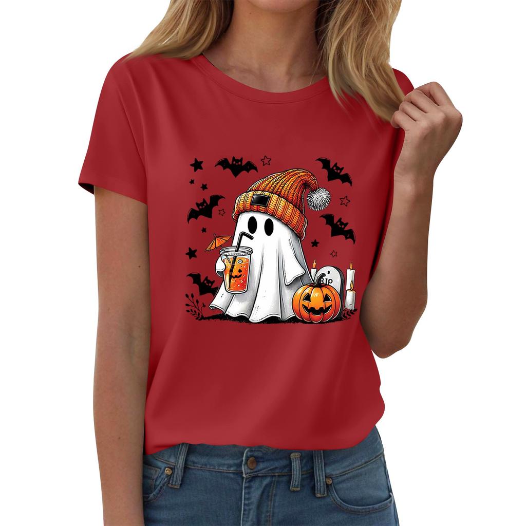 Женские футболки, Женские топы с коротким рукавом, Летняя мода, Повседневные стильные футболки с круглым вырезом, Туники