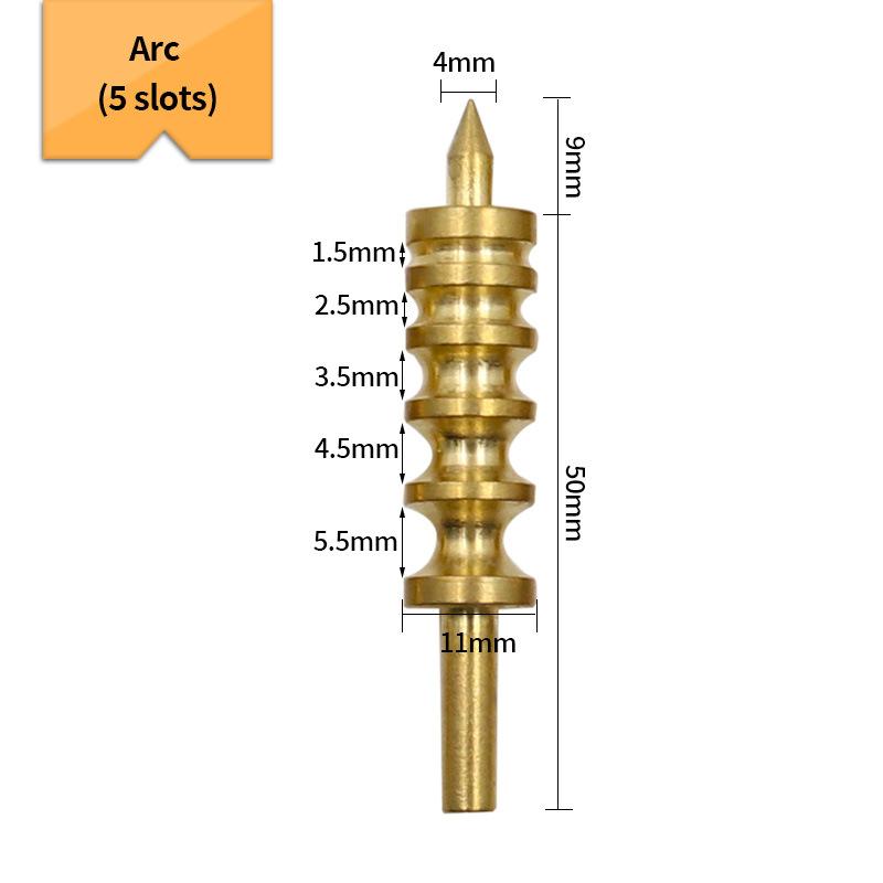 Полировщик кожи с заостренным или плоским наконечником, инструменты для обработки кожаных кромок, кожаное ремесло для кожаных пуходёрок, инструменты для полировки латуни