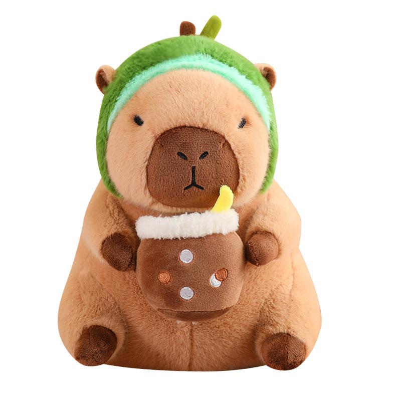 Sitting Capybara Doll Capibara Doll Capybara Doll Capybara Sleeping Pillow Plush Pillow Gift