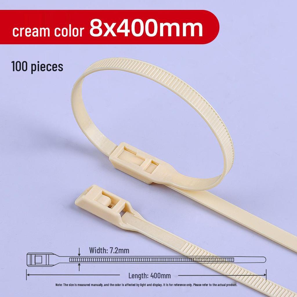 Нейлоновая самозатягивающаяся кабельная стяжка Naughty Castle для детского парка (8x350x400) - Особый цвет