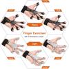 Finger Strengthener With 6 Resistant Level Grip Strength Trainer Finger Exerciser Hand Strengthener Flexion Extension Wrist