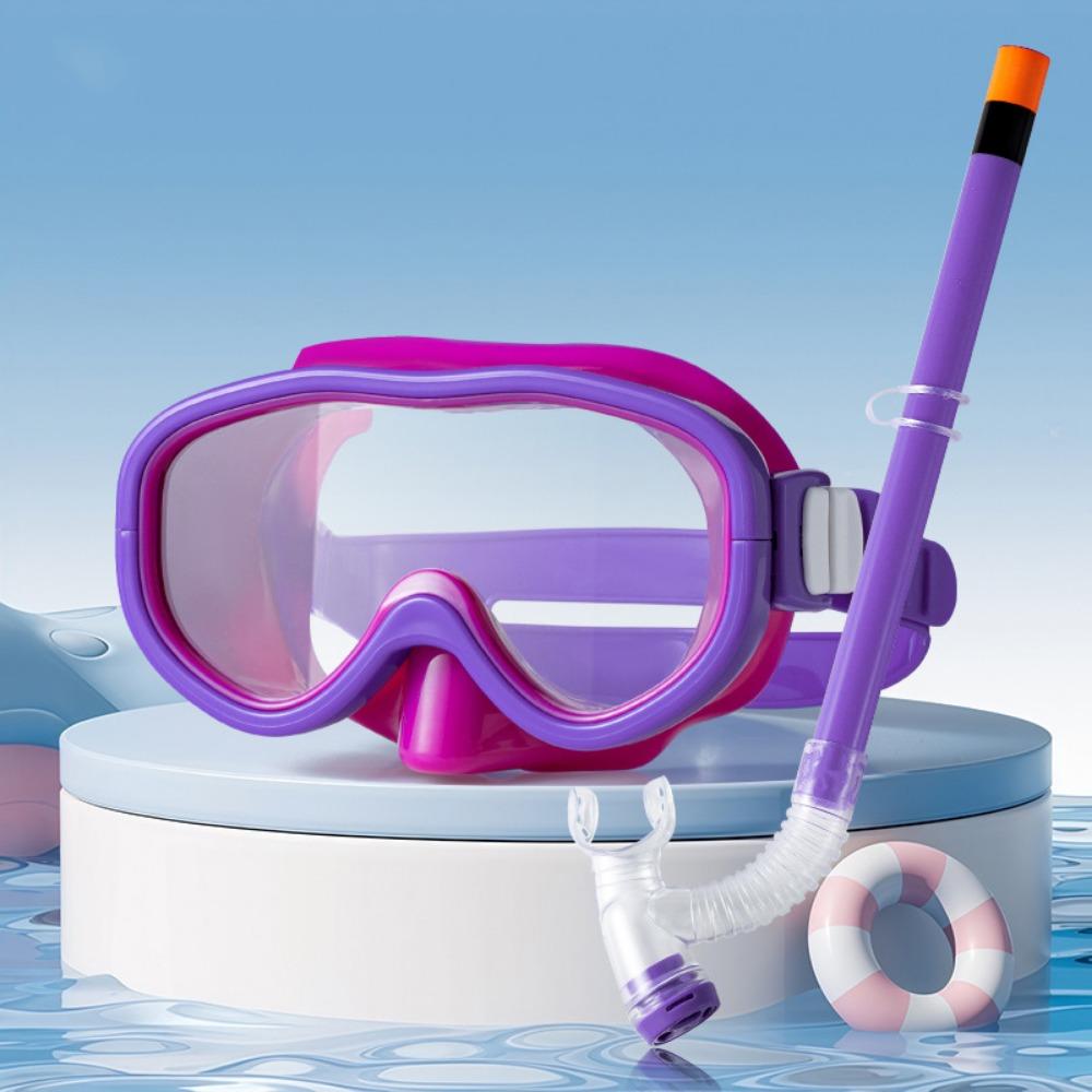 Waterproof Kid Snorkel Set Eyewear Children Surfing Glasses Kids Snorkeling Goggles  Beach