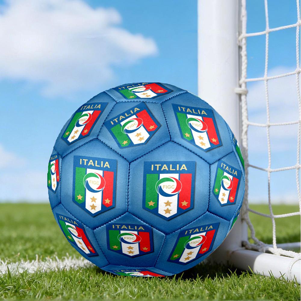 Italian Football Crest Printed Size 5 Soccer Balls, High-Quality, Anti-Slip, Protective Football, A Unique Gift , Birthdays, Christmas Gifts
