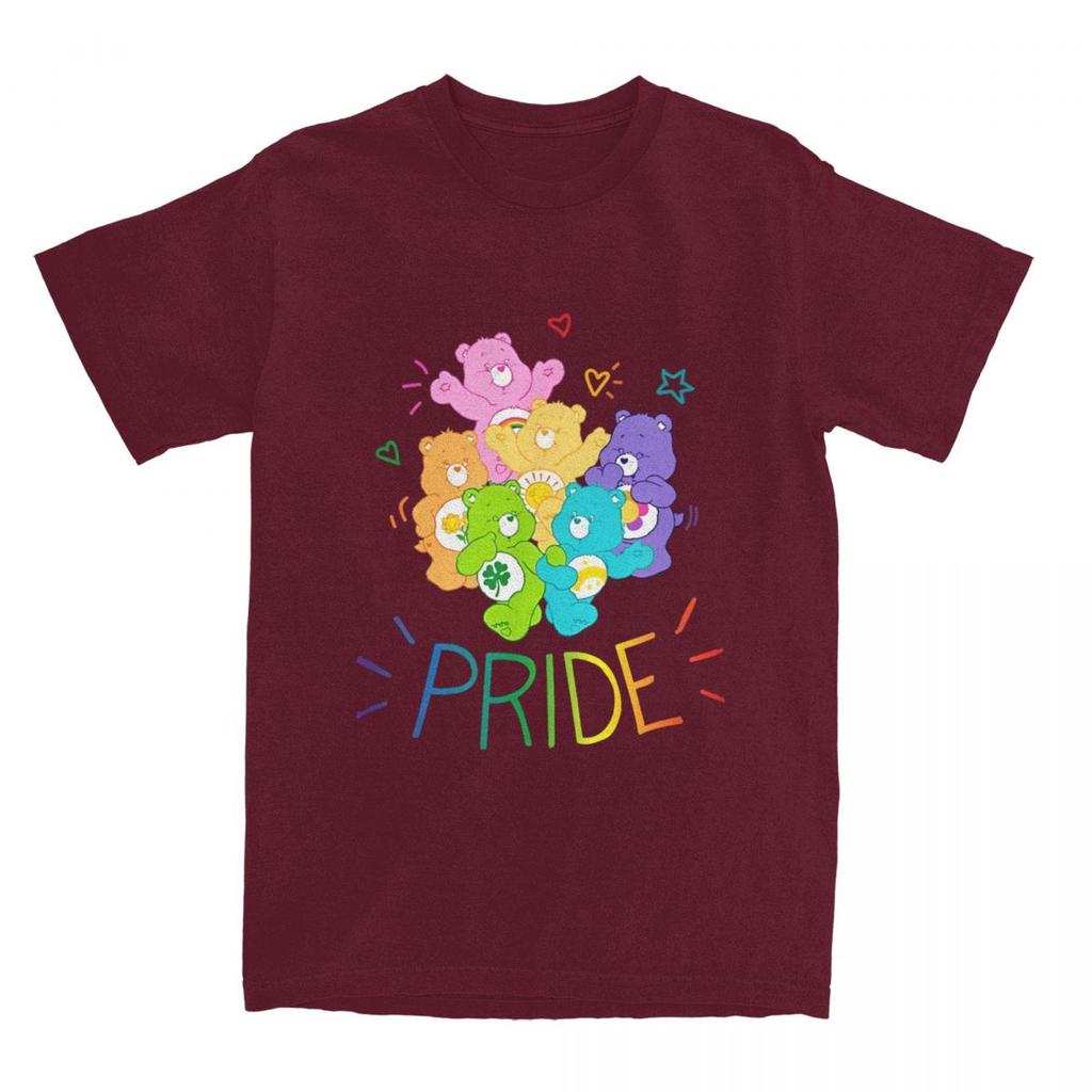Rainbow Pride And Doodles Men Women's T Shirts Vintage Tees Short Sleeve Crewneck T-Shirt Cotton Plus Size Tops
