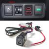 Автомобильное быстрое зарядное устройство с двумя портами TYPE-C PD QC3.0 USB для Nissan Teana Sylphy Qashqai X-TRAIL Serena Bluebird Navara